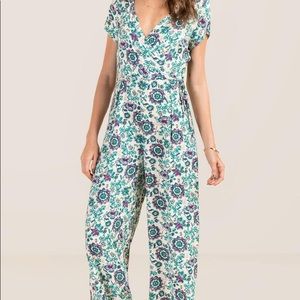Francesca’s Floral Jumpsuit